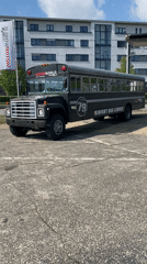 Vintage vehicles on display at Motorworld Köln-Rheinland museum complex