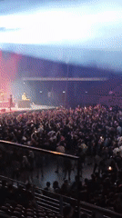 Palaye Royale live on a smoke-filled, neon-lit stage