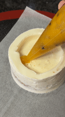 Tel Aviv baker documents cake preparation and decoration process