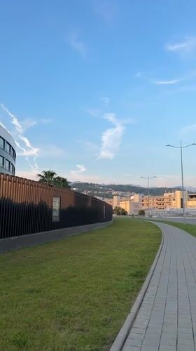 Evening scenes documented across Olympic venues in Sirius, Russia