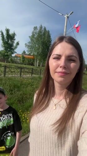 Family outing documented in Shevlyakovo, Russia