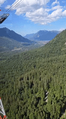 Mountain panorama overlooking forested valley and town near Grainau