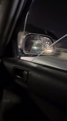 Night drive recorded from passenger seat in Lagos