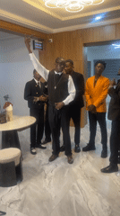 Formal indoor gathering at a modern home in Gura Top, Nigeria