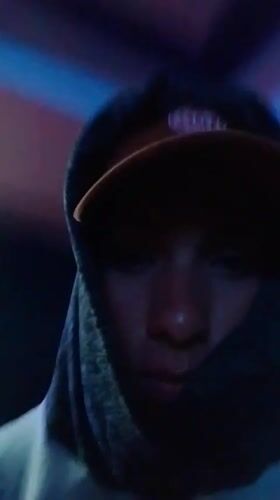 Close-up videos capture two hooded individuals in Porlamar, Venezuela