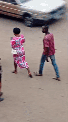 Ordinary street life documented in Bukuru, Nigeria afternoon