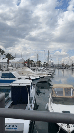 Larnaca Marina daily life captured across Cyprus waterfront