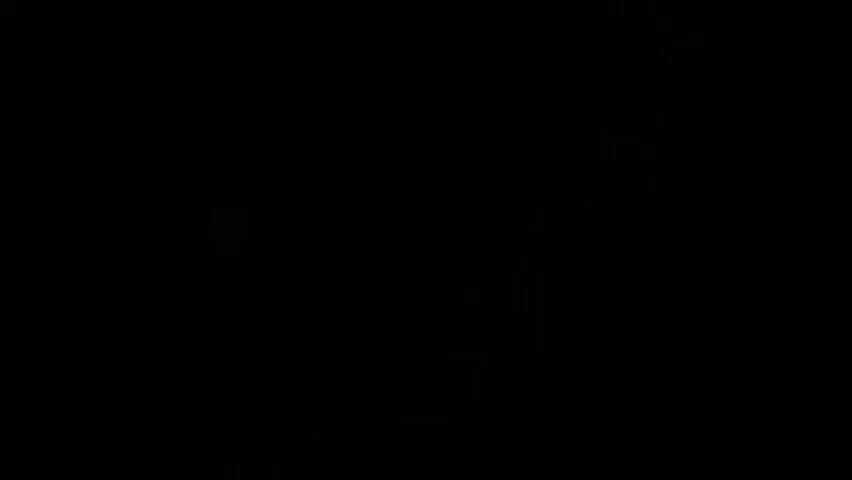 The video displays a completely black screen with timestamps appearing at intervals of one second.