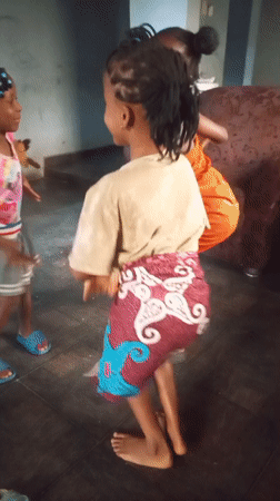 Indoor dance session in a Rido living room