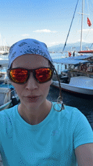Morning marina scenes captured in Fethiye, Turkey harbor