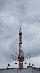 Families enjoy spring day at Izhevsk amusement park and waterfront