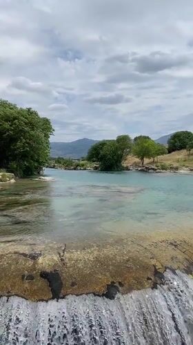 Witnesses document serene Cijevna Falls near Podgorica Montenegro