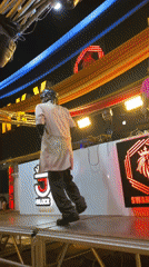 Late-night outdoor concert and party in northern Nigeria