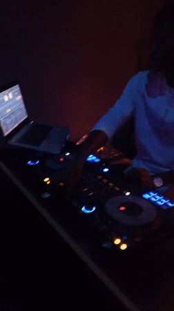 DJ set and pool at a Lokoja lounge, late June night