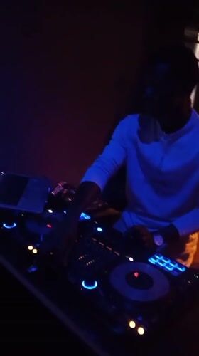 DJ set and pool at a Lokoja lounge, late June night