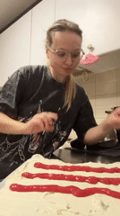 Tel Aviv woman bakes pastries, plays with lightsaber