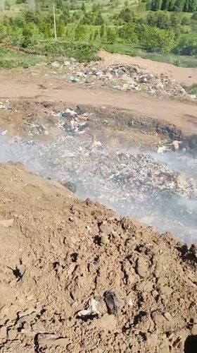 Landfill conditions documented in Svetlyi, Russia
