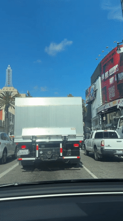 Driver documents routine traffic stop in Los Angeles