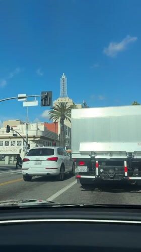 Driver documents routine traffic stop in Los Angeles