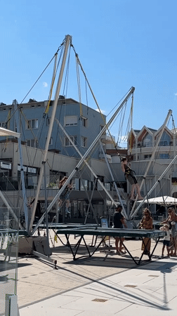 Summer afternoon in Dunkirk: beach, memorials, and a dog