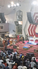Religious gathering draws diverse crowd in Nigeria church
