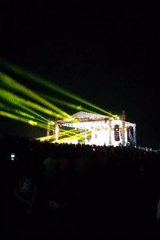 Outdoor concert draws big crowd in Sukodono, Indonesia