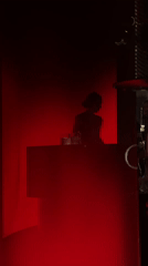 DJ performs at dimly lit Moscow venue