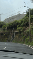 Dashcam captures foggy drive through mountainous Santana, Portugal