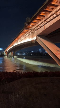 Geometric sculptures spotted in evening Belgrade street scenes