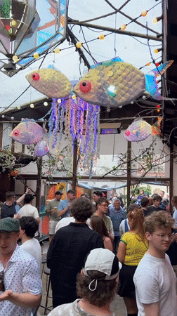 Liverpool evening: street scenes, pho, and an outdoor DJ set