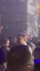 Moscow nightclub scenes and escalator moment captured Friday evening