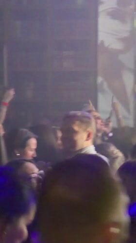 Moscow nightclub scenes and escalator moment captured Friday evening