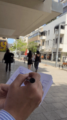 Morning street scenes documented across Tel Aviv neighborhoods