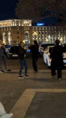 Spontaneous street dancing captured in downtown Yerevan