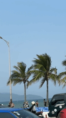 Morning scenes captured along Da Nang's busy waterfront district