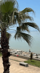 Casual coastal moments captured in Batumi, Georgia seaside community