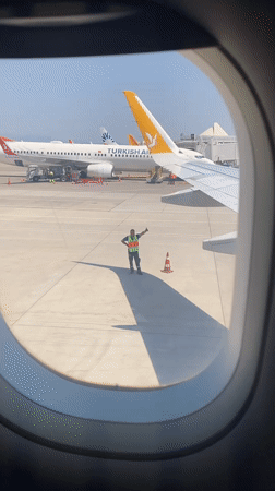 Boarding time at Antalya Airport, Turkish Airlines departure