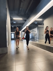 Morning workout sessions documented at Tyumen gym facility