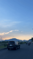 Normal traffic flow observed on Nha Trang highway