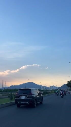 Normal traffic flow observed on Nha Trang highway