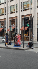 Group hits a 360 photo booth somewhere in London