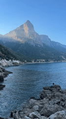 Afternoon on Baunei's rugged Sardinian coastline
