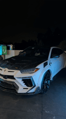 Modified Lamborghini Urus spotted parked in Los Angeles overnight