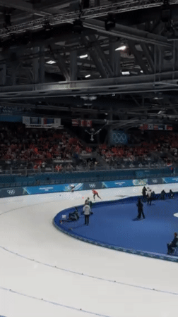 Speed skating competition draws crowds to Rho arena
