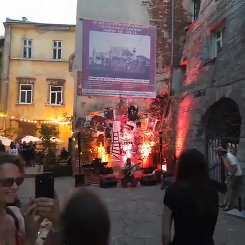 Summer evening on Lviv's Old Town streets