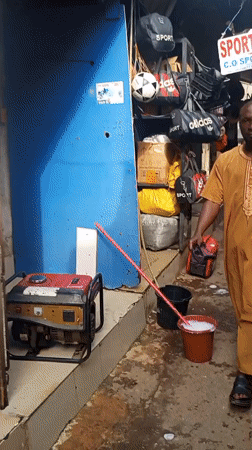 Morning market activity across Abuja stalls and alleys