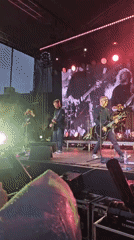 Outdoor rock concert lights up a Kazan summer evening