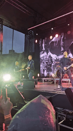 Outdoor rock concert lights up a Kazan summer evening