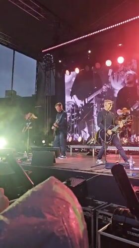 Outdoor rock concert lights up a Kazan summer evening
