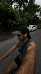 Motorcyclist spotted wearing earphones on North Kuta road